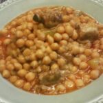 Garbanzos con costilla