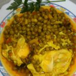 Guisantes con huevo a lo pobre