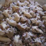 Mezcla de arroces con pollo y jengibre