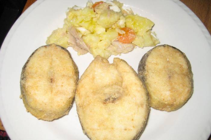 Bacalao fresco frito