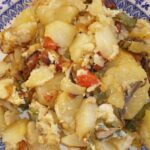 Revuelto de bacalao para domingo de ramos