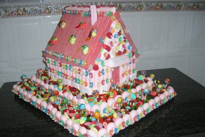 Tarta de chuches casa