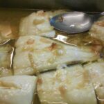 Bacalao en escabeche suave