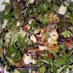 Ensalada con bacon frito