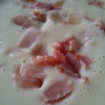 Velo cremoso de coliflor