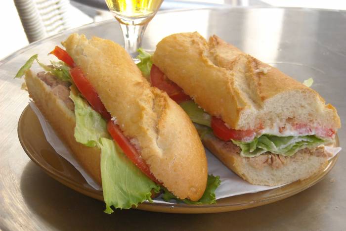 Bocadillo vegetal