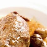 Solomillo de cerdo con castañas