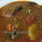 Guiso de lentejas con acelgas y calabaza