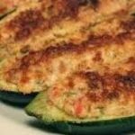 Calabacines rellenos de atún