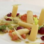 Ensalada de pasta con guacamole