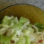 Ensalada de lechuga y sandia para itxaso