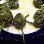 Pimientos del padrón al microondas