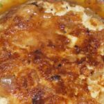 Tortilla de patatas en salsa al whisky