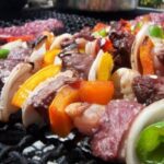 Brochetas de solomillo de ternera