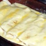 Canelones de rape y gambas