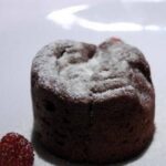 Coulant de chocolate en microondas