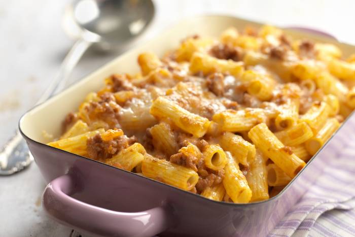 Macarrones gratinados