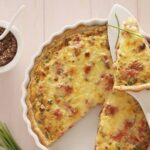 Quiche de tomate y queso