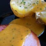 Roti de pavo con salsa gallina blanca