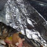 Trucha rellena en papillote
