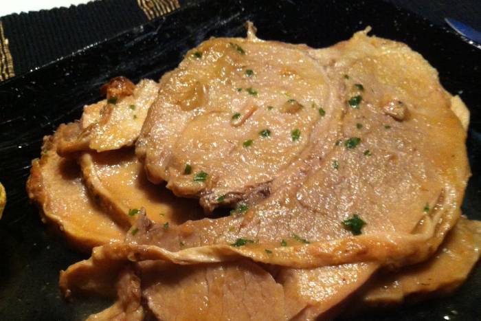 Salsa de manzana para carne
