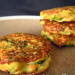 Tortitas de brócoli y zanahoria