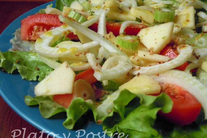 Ensalada de hinojo y manzana