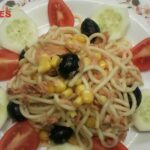 Espaguetis aliñados