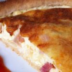 Quiche de bacón y queso