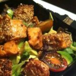 Ensalada templada de salmón