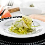 Rape con verduras