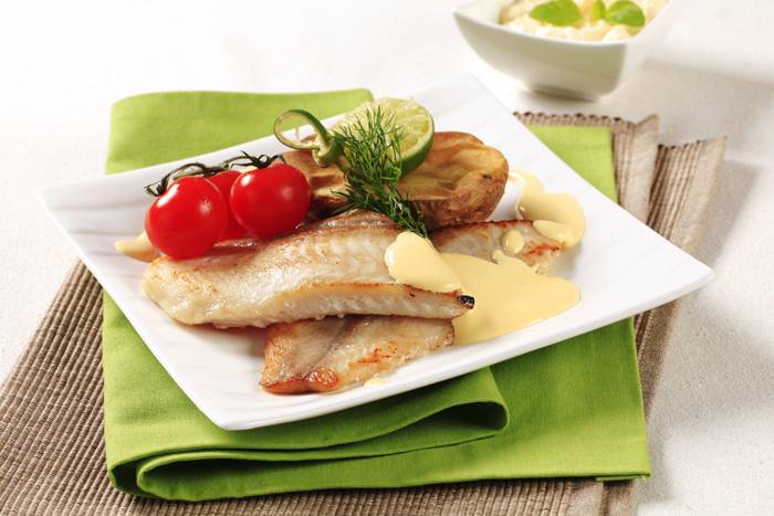 Bacalao con salsa holandesa
