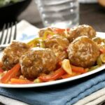Albóndigas con pimientos