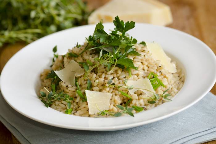 La clave de un buen risotto es remover