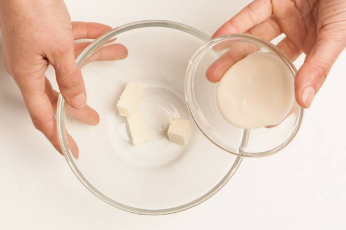 Nata para dar cremosidad a la mantequilla