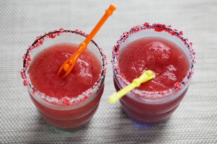 Granizado de frutas de verano