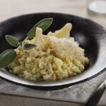 Risotto con coliflor y parmesano