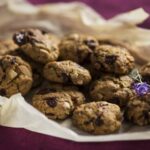Galletas de nueces y almendras con chocolate