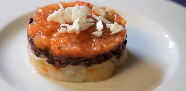 Esqueixada de bacalao