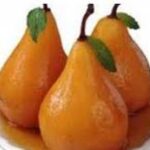 Peras al horno con miel de romero de la mielisima