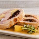 Lomo de cerdo relleno de manzanas