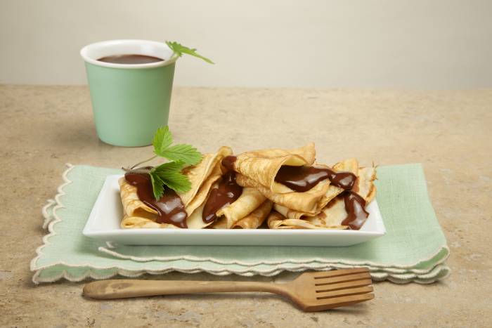 Crepes de chocolate