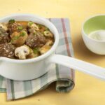 Albóndigas con salsa de champiñones