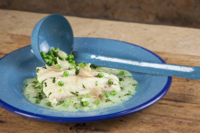 Filete de merluza en salsa verde