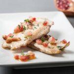 Pechuga de pollo con granada