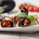 Rollitos de berenjena
