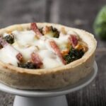 Mini quiche de verduras y bacon