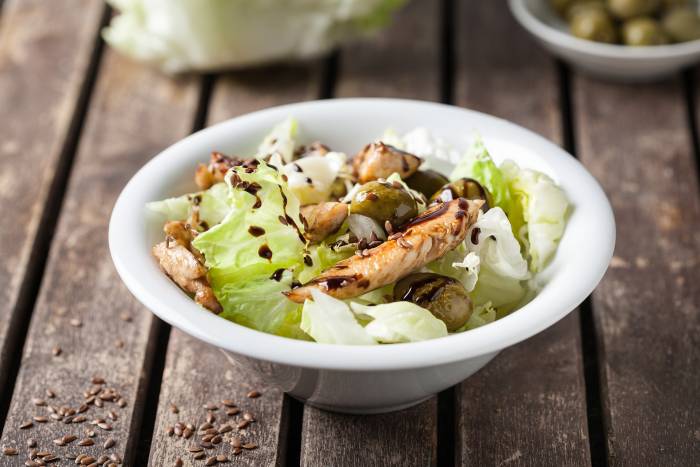 Ensalada con pollo