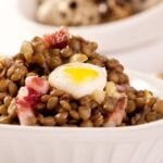 Ensalada tibia de lentejas