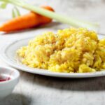 Risotto con azafrán